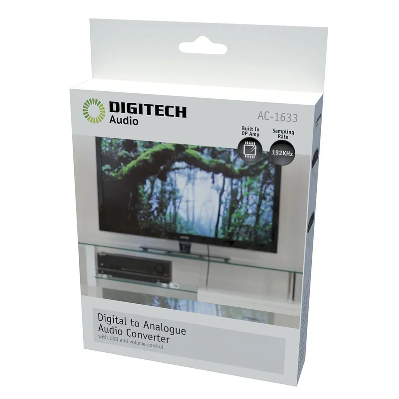 High Definition Audio DigitaltoAnalog Converter with USB Interface