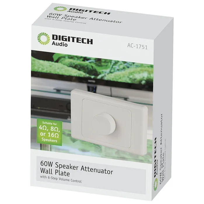 60 Watt Speaker Attenuator Wall Plate Jaycar New Zealand