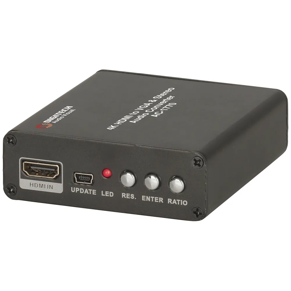 4K HDMI to VGA and Stereo Audio Converter Jaycar New Zealand