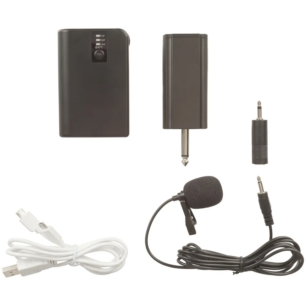 Digitech Wireless UHF Lapel Microphone and Receiver Jaycar New Zealand