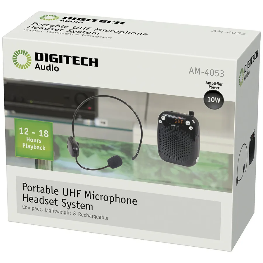 Portable Wireless UHF Microphone Headset System Jaycar Australia