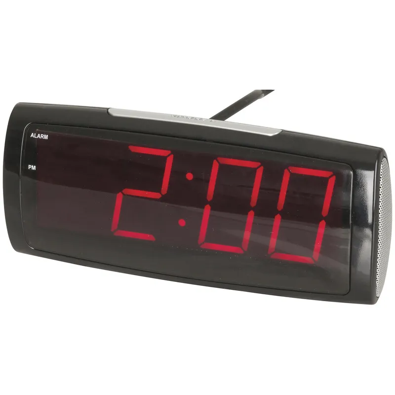 Large Red LED Display Alarm Clock Jaycar New Zealand