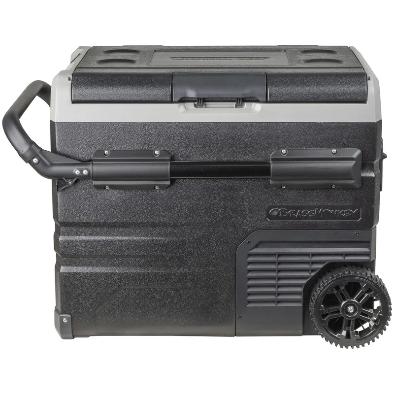 45L Brass Monkey Portable Dual Zone Fridge/Freezer with Wheels and