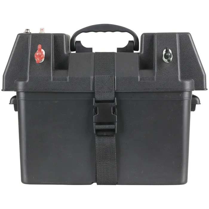 Portable Battery Box with Voltmeter & Power Accesories Jaycar Australia