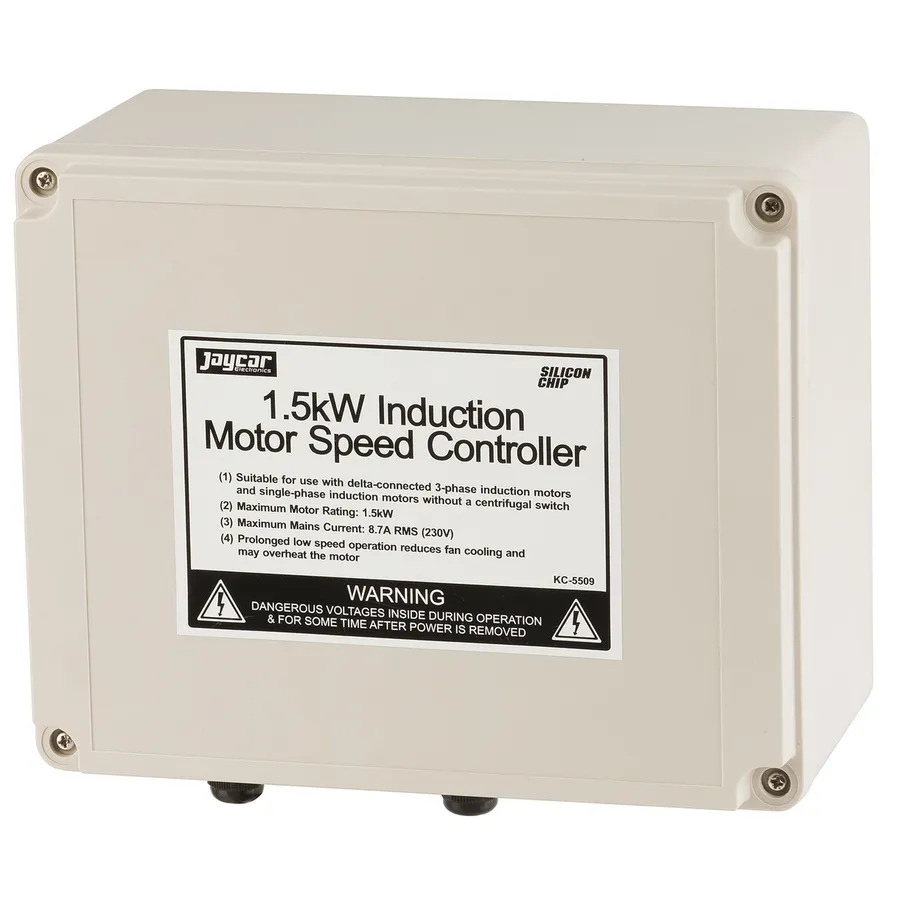 Speed Control Kit for Induction Motors Jaycar Australia