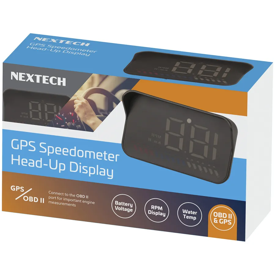 GPS Speedometer Head Up Display with OBDII Data Jaycar Australia