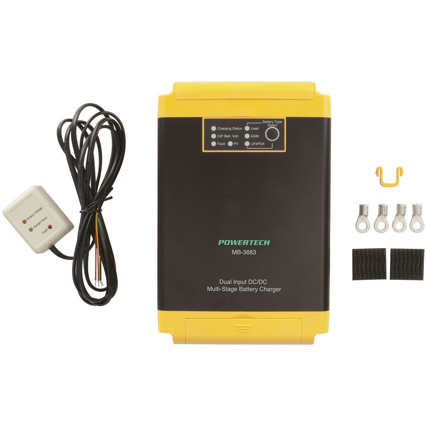 Dual Input 20A DC/DC Multi-Stage Battery Charger