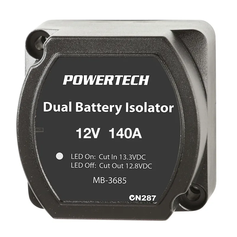 Powertech 140A Dual Battery Isolator (VSR) Jaycar New Zealand
