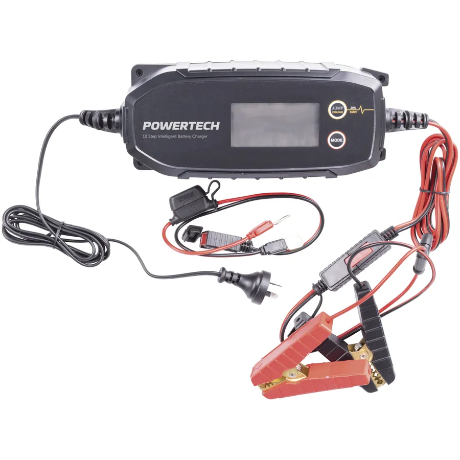 12/24VDC 15A 10Step Intelligent Lead Acid and Lithium Battery Charger