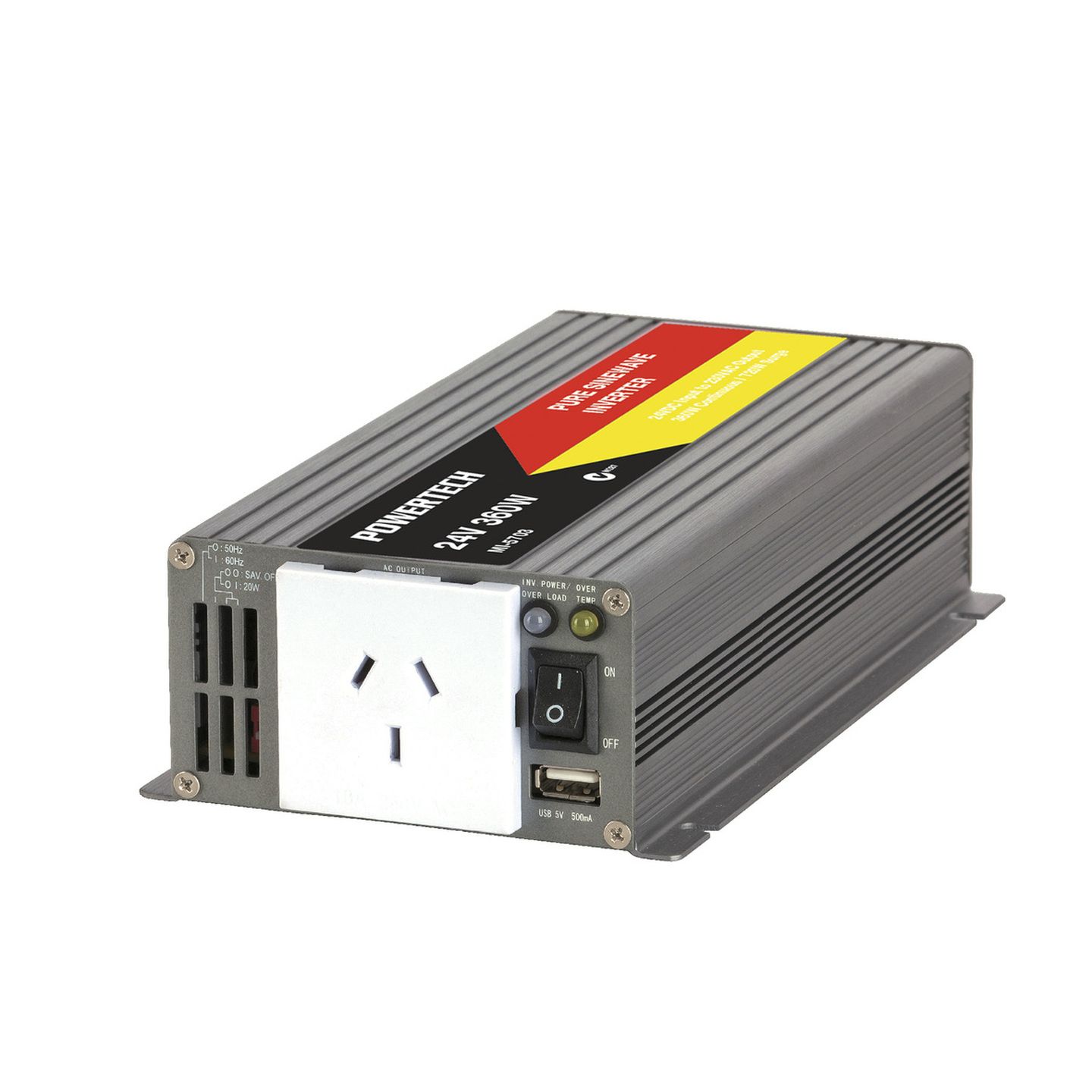 360 Watt 24VDC to 230VAC Pure Sine Wave Inverter30V PTECH