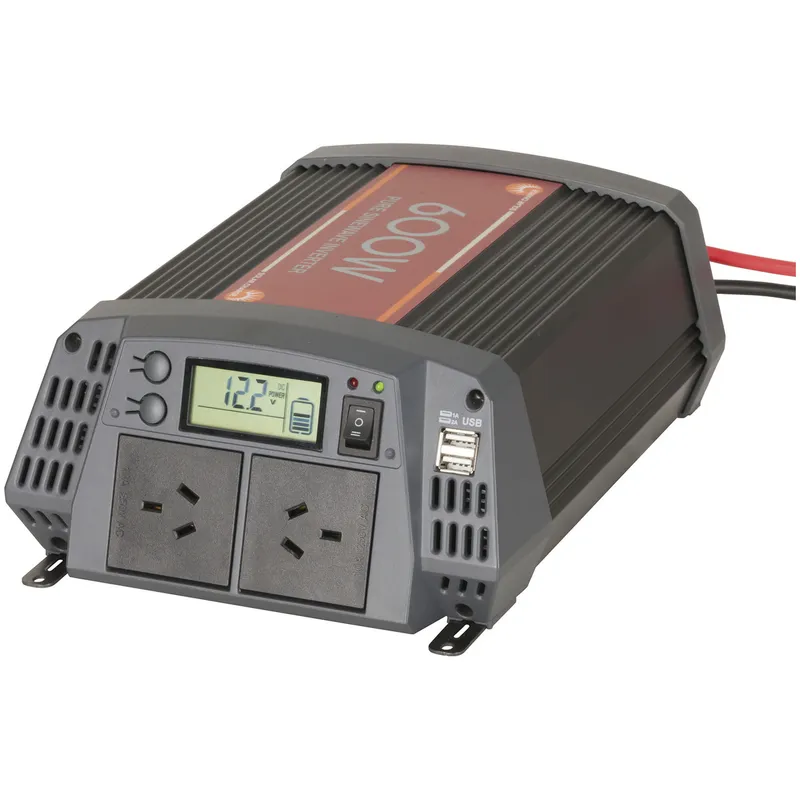 600W Pure Sine Wave Inverter with 20A Solar Regulator Jaycar Australia