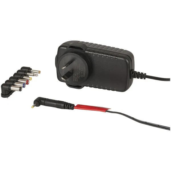 24V DC 1.25A Power Supply 7DC Plugs Jaycar Australia