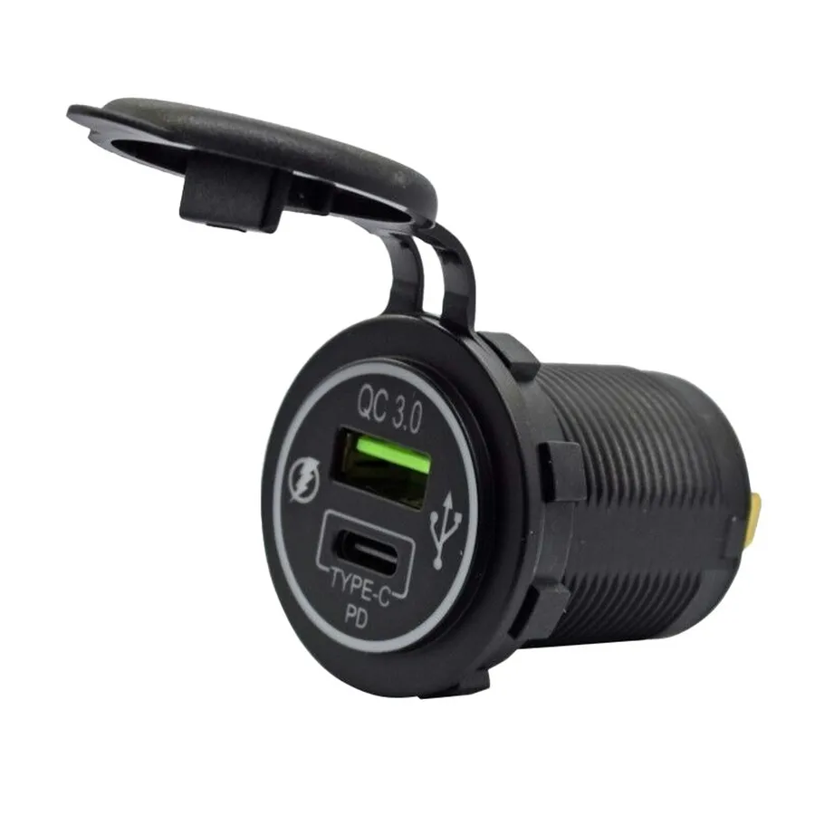 Fast Car Charger Converter 12V DC to QC 3.0 and 36W PD Jaycar Australia