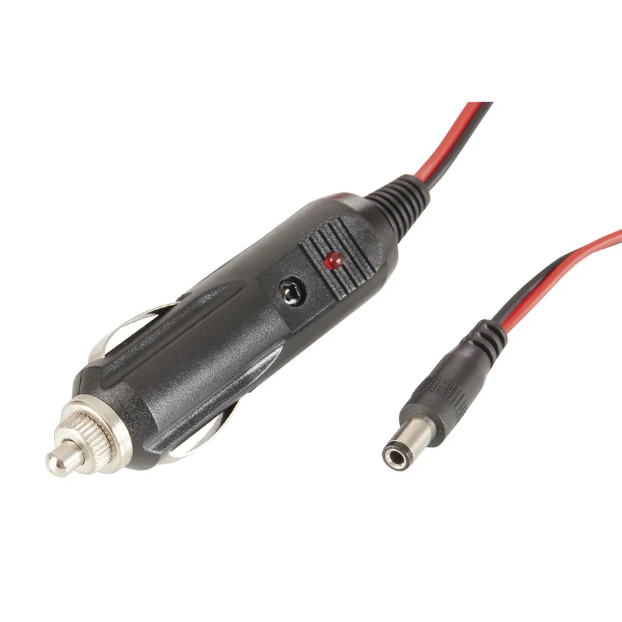 Fused Cigarette Lighter Plug to 2.5mm DC Plug Jaycar New Zealand