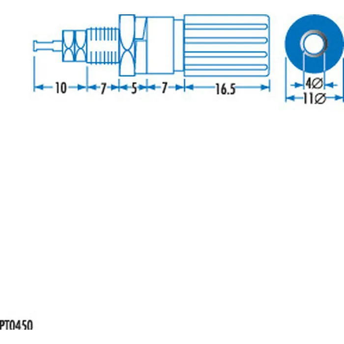 Blue Deluxe Binding Post Jaycar New Zealand