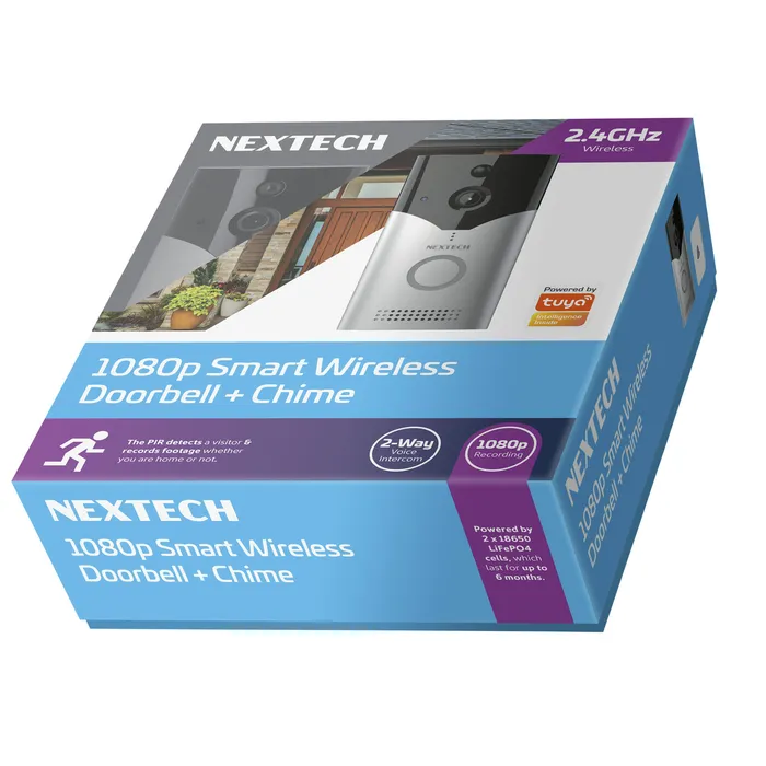 1080p Smart Wireless Video Doorbell and Chime Jaycar New Zealand