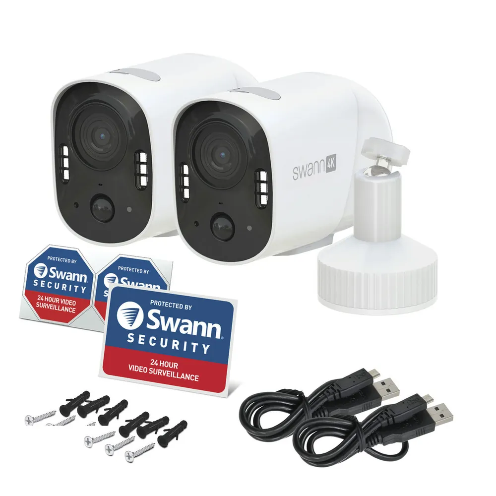 Swann 4K Battery Powered Xtreem Wi-Fi Camera 2Pk | Jaycar New Zealand