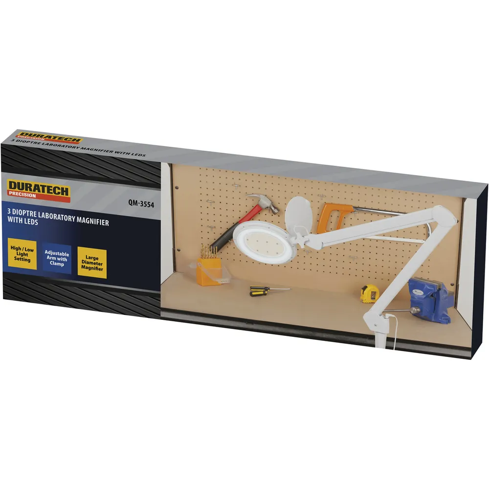 LED Illuminated Clamp Mount Magnifier Jaycar Australia