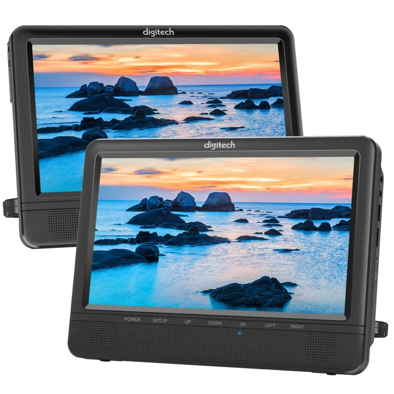 10.1" Dual Screen Portable DVD Player Jaycar New Zealand