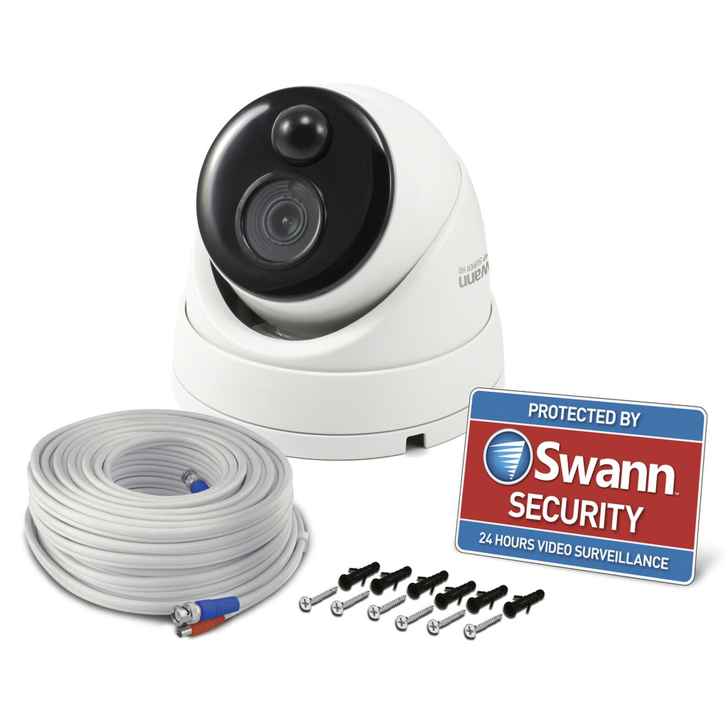 Swan Camera Module Swann 4K DVR UHD Thermal Sensing Dome Camera SWPRO-4KDOME | Jaycar ...