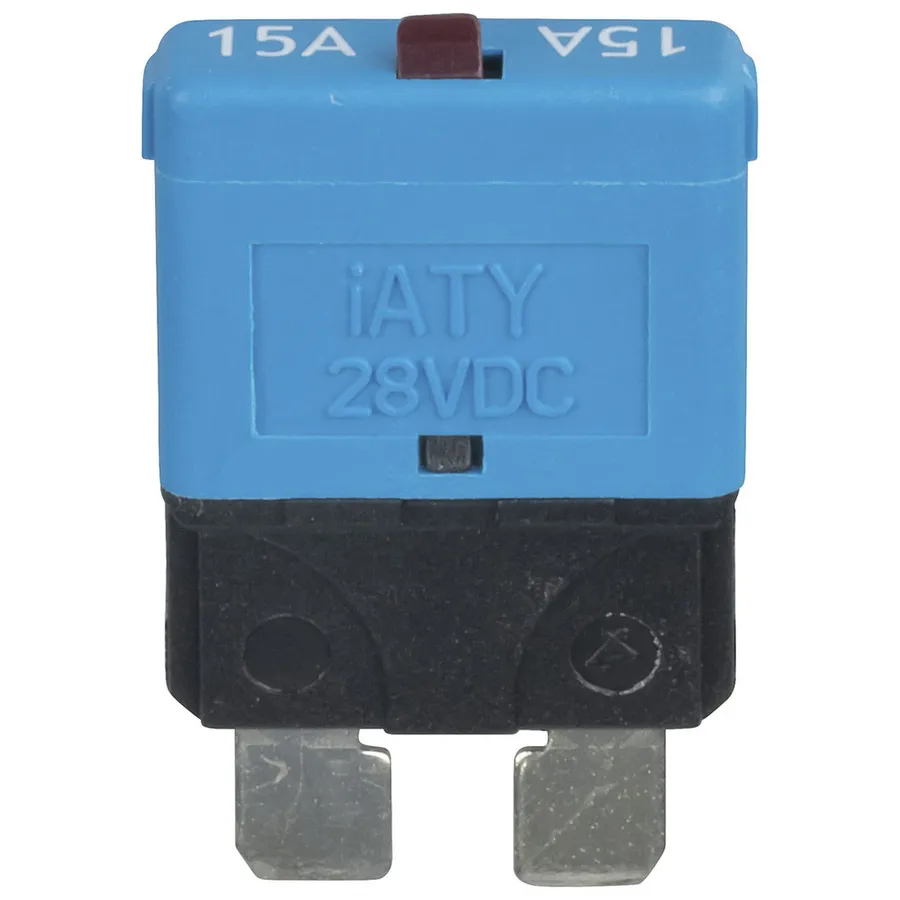 15A Manual Reset Standard Blade Circuit Breaker Jaycar New Zealand