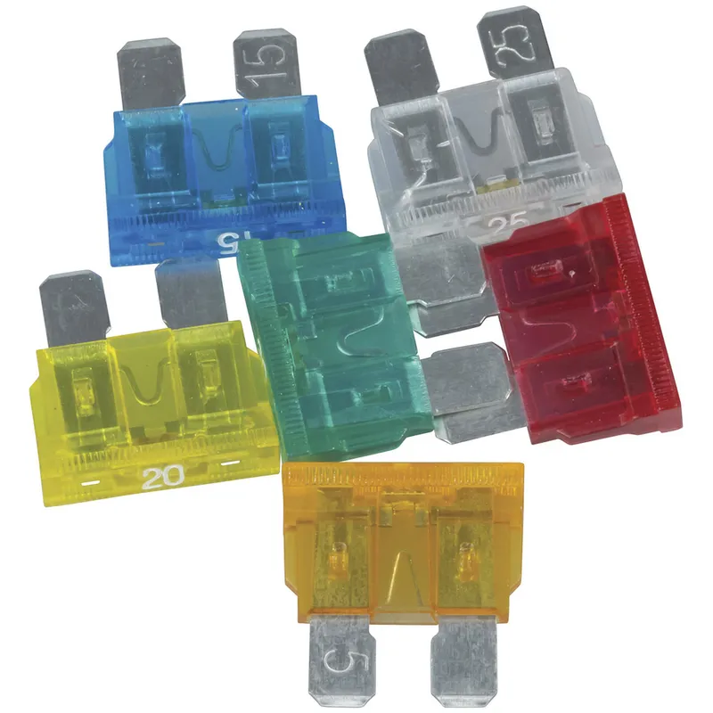 Assorted Standard Blade Fuse 6 Pack with LED Indicators Jaycar New