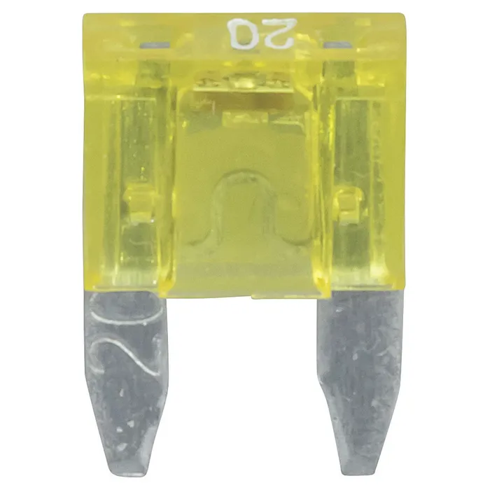20A Yellow Mini Blade Fuse with LED Indicator Jaycar New Zealand