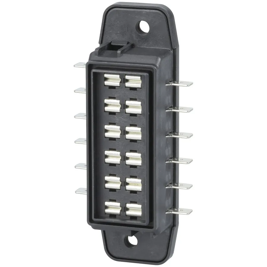 6 Way Blade Fuse Block with Spade Terminals Jaycar New Zealand
