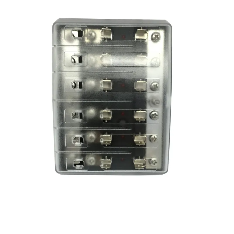 6 Way 3AG Fuse Block with LED Indicators Jaycar New Zealand
