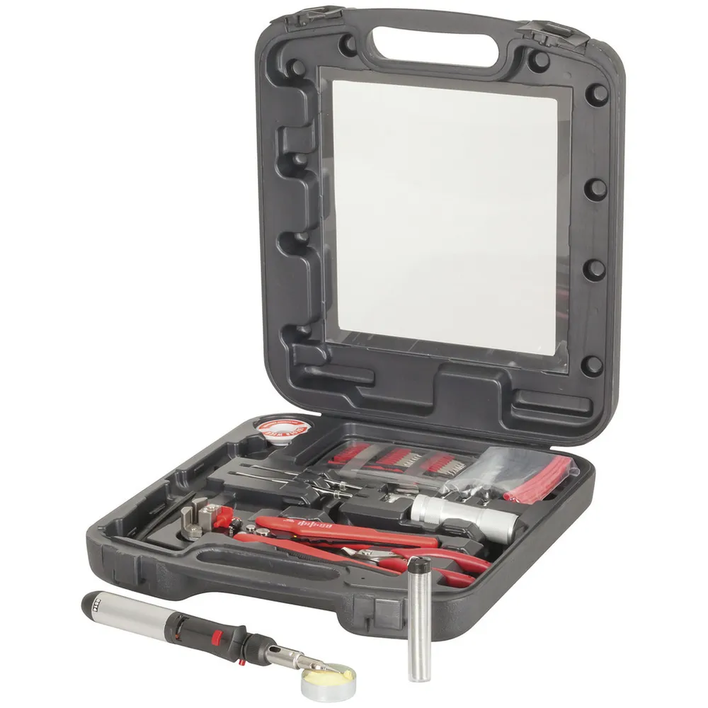 Pro Soldering Gas Kit with Screwdriver Set/Stripper/Heatshrink Jaycar