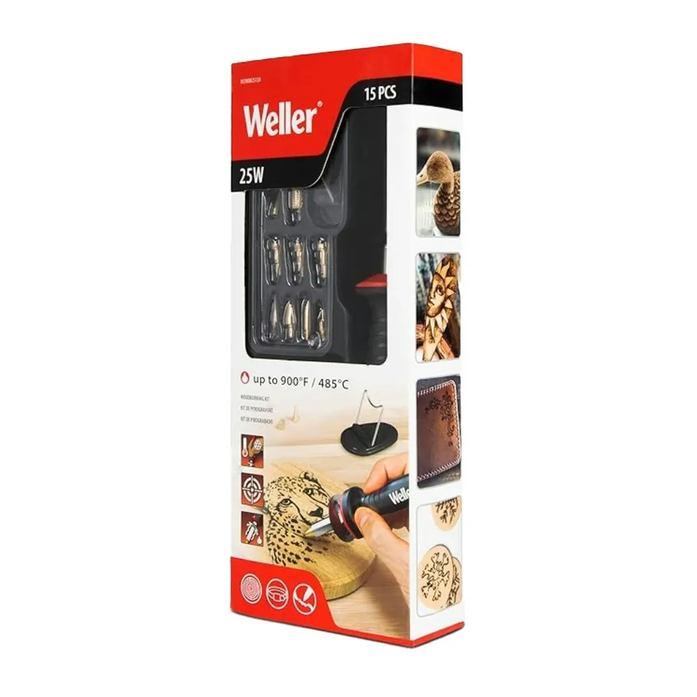 Weller 30W 230V Wood Burning and Hobby Kit 15 Peice Jaycar New Zealand