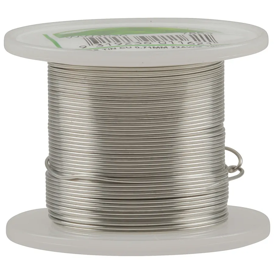 Tinned Copper Wire 100 gram Roll Jaycar Australia