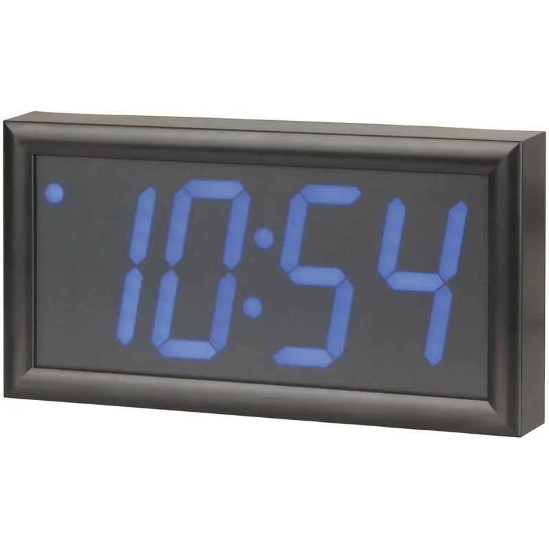 LED Wall Clock with Calendar and Temperature Display Jaycar New Zealand