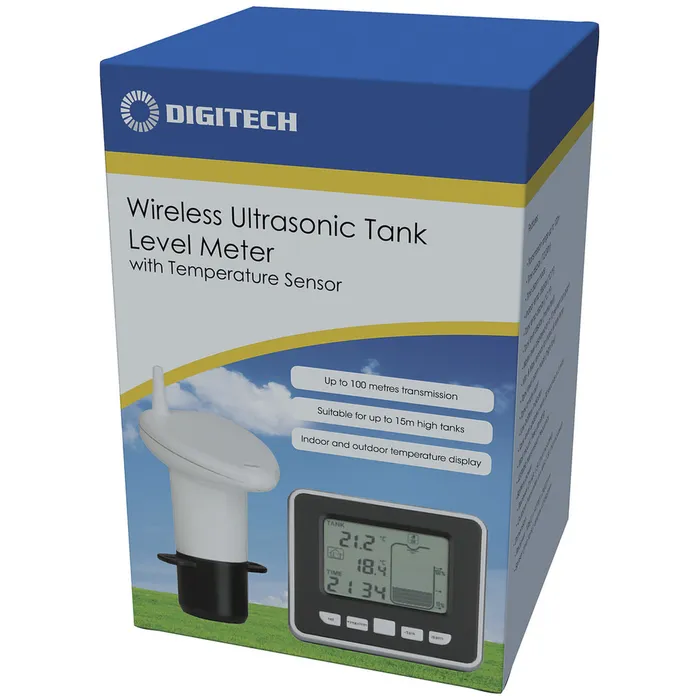Ultrasonic Water Tank Level Meter with Thermo Sensor Jaycar Australia