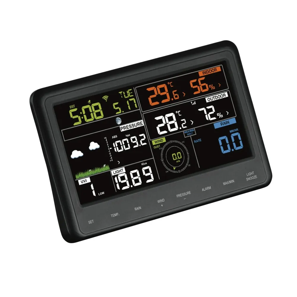 7 Inch Colour Wireless Weather Station Jaycar Australia