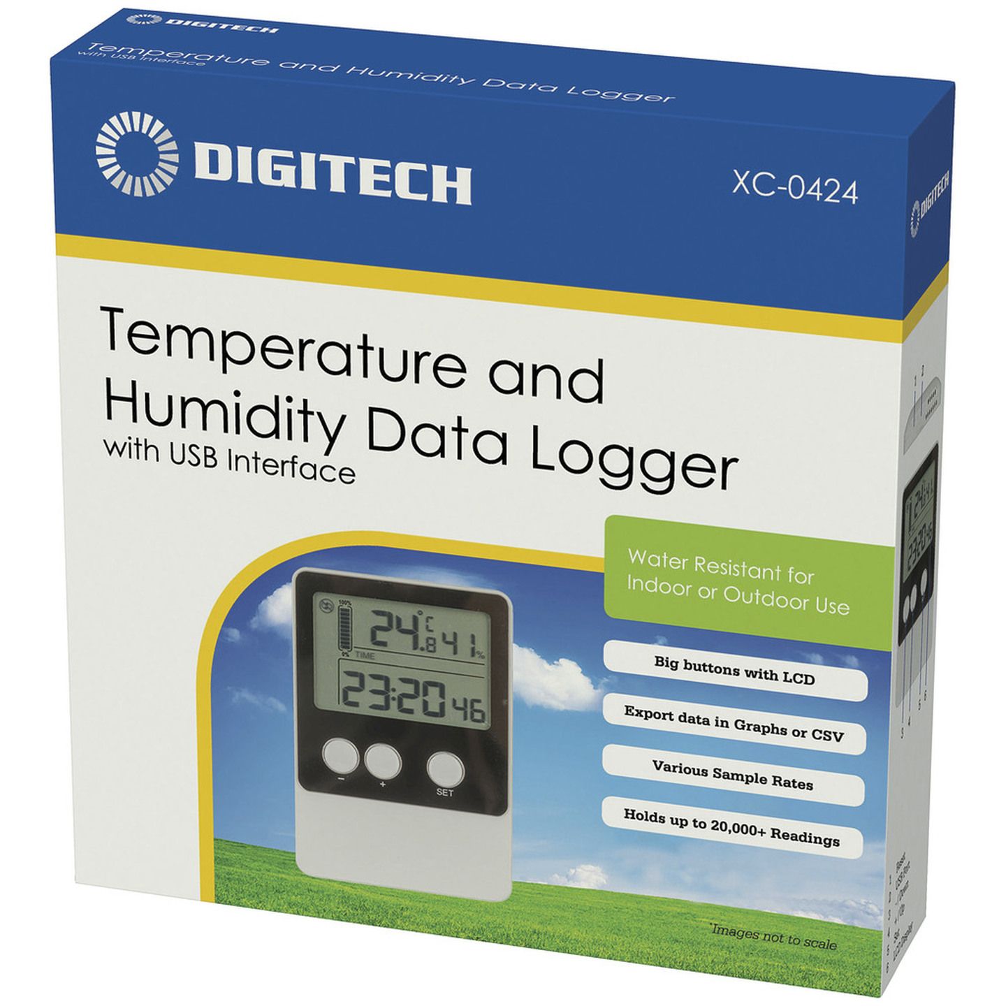 USB Temperature and Humidity Data Logger