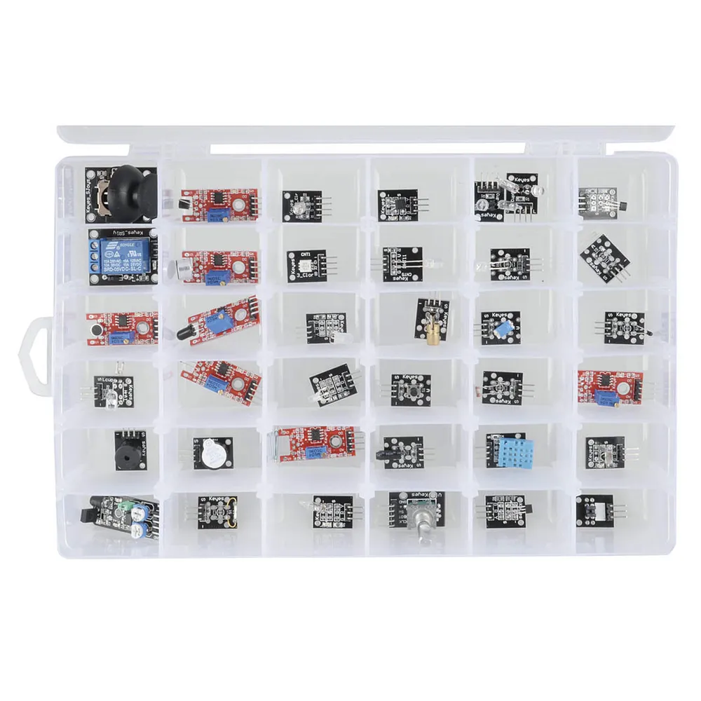 Duinotech Arduino Compatible 37 in 1 Sensor and Module Kit | Jaycar