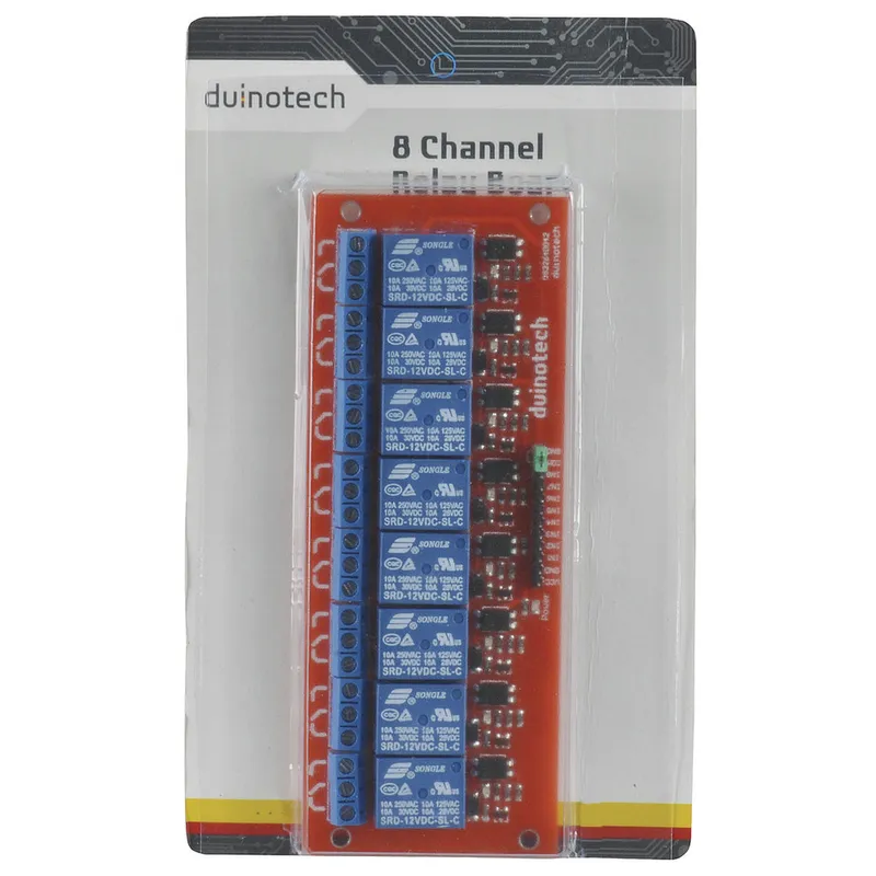 Arduino Compatible 8 Channel Relay Module | Jaycar Australia