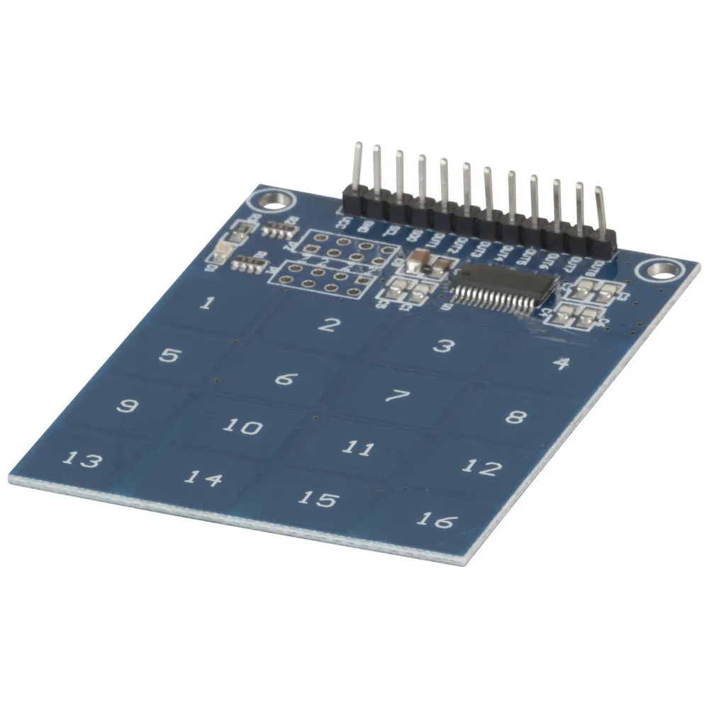 Duinotech Arduino Compatible 16 Key Touchpad Module | Jaycar Australia