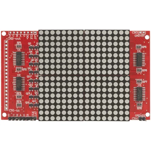 Arduino Compatible 16x16 LED Dot Matrix Module | Jaycar Australia