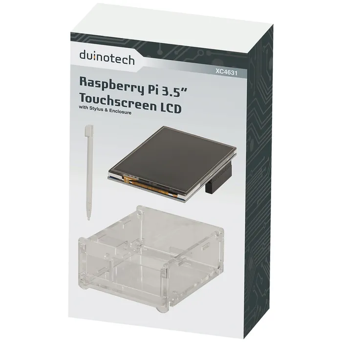 Duinotech Raspberry Pi 3.5 Inch LCD Touch Screen Display with Stylus