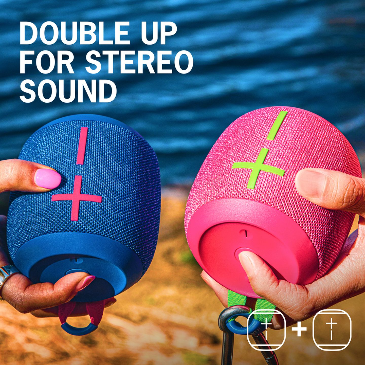 Ultimate Ears Wonderboom 3 Performance Blue Waterproof TWS Bluetooth Speaker