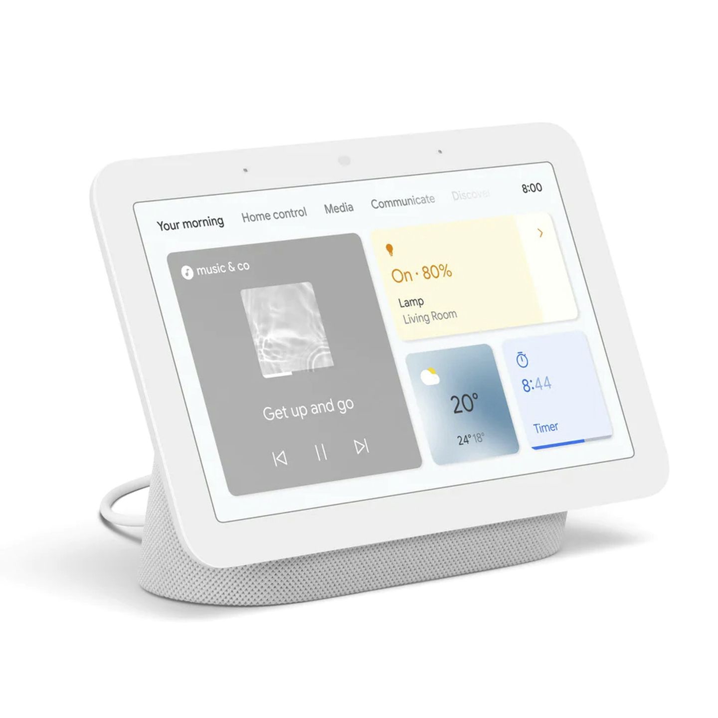 Google Nest Hub 2nd Gen Smart Home Display - Chalk