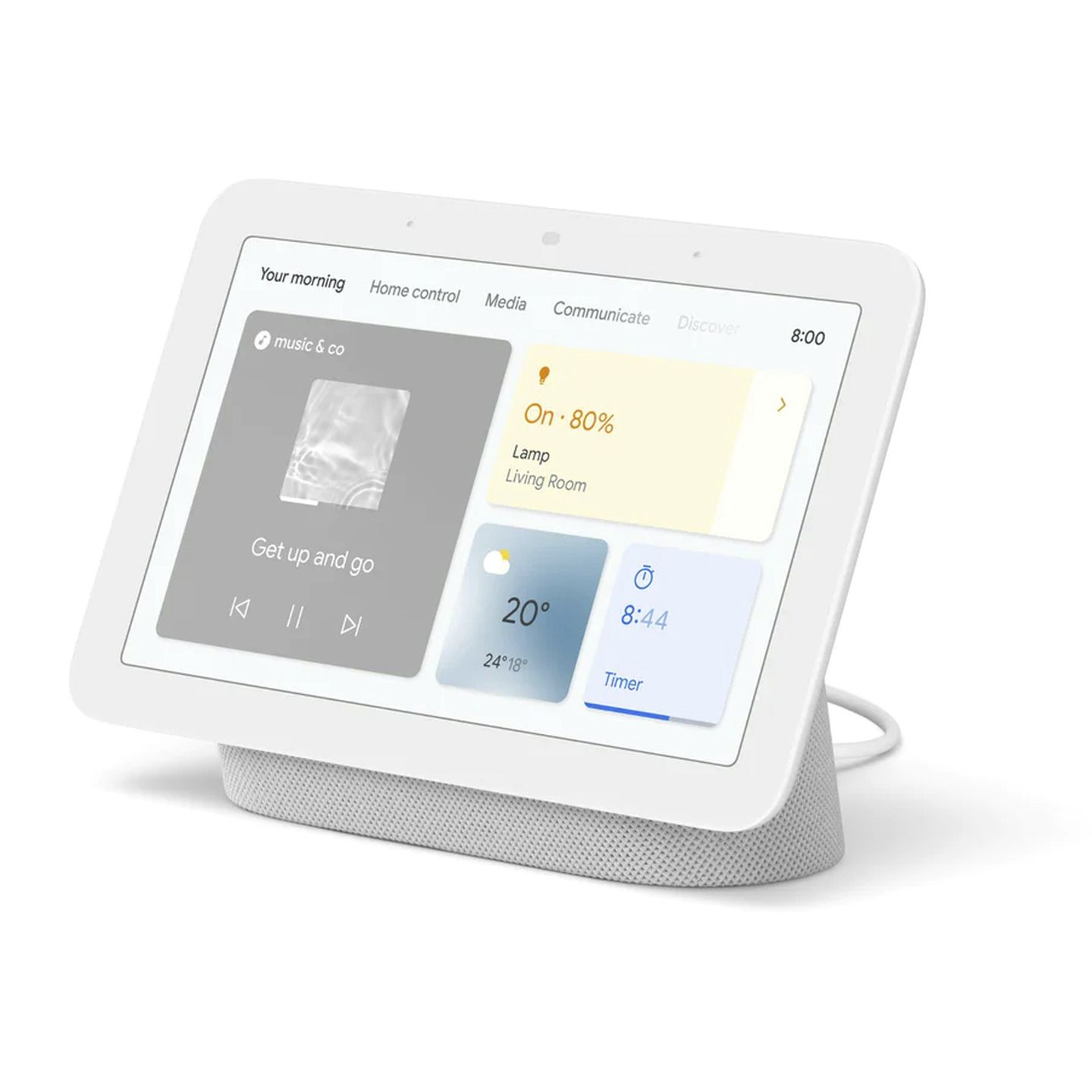 Google Nest Hub 2nd Gen Smart Home Display - Chalk