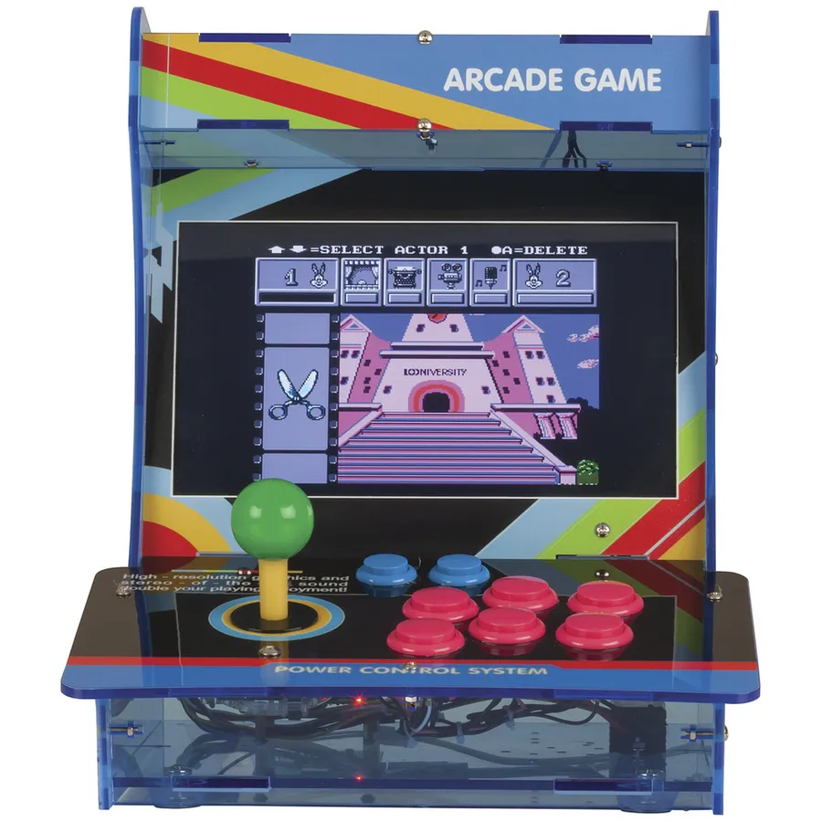 10 Inch Screen Raspberry Pi Retro Arcade Game Console | Jaycar Australia