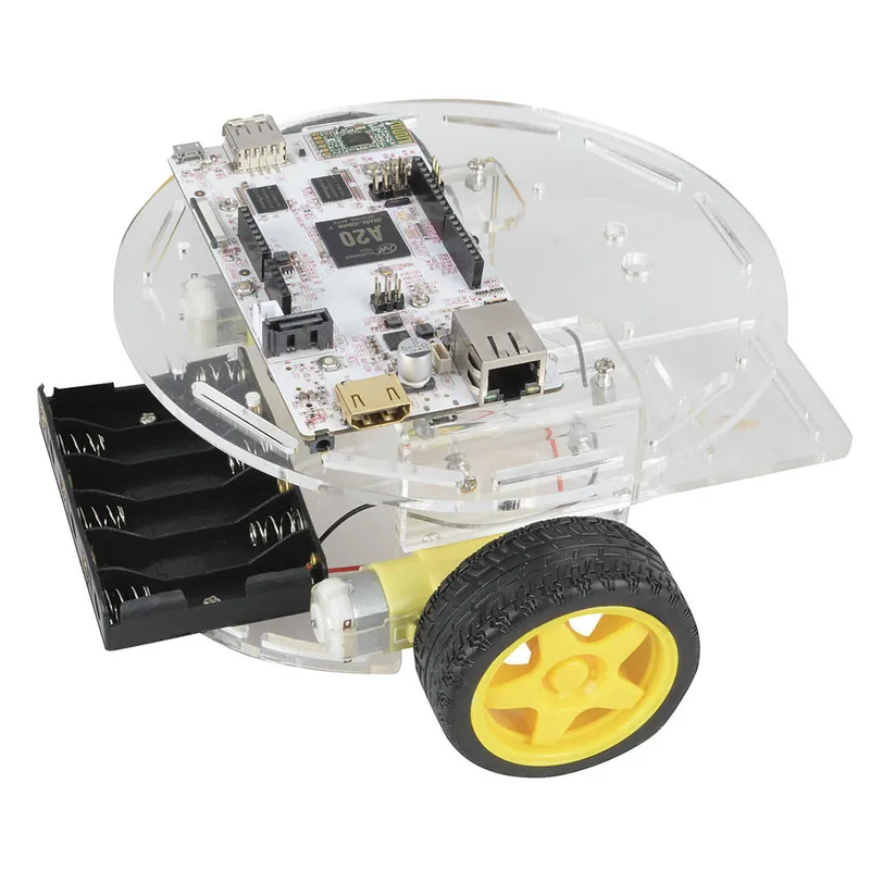 DC Geared Motor with Rubber Wheel Jaycar Australia