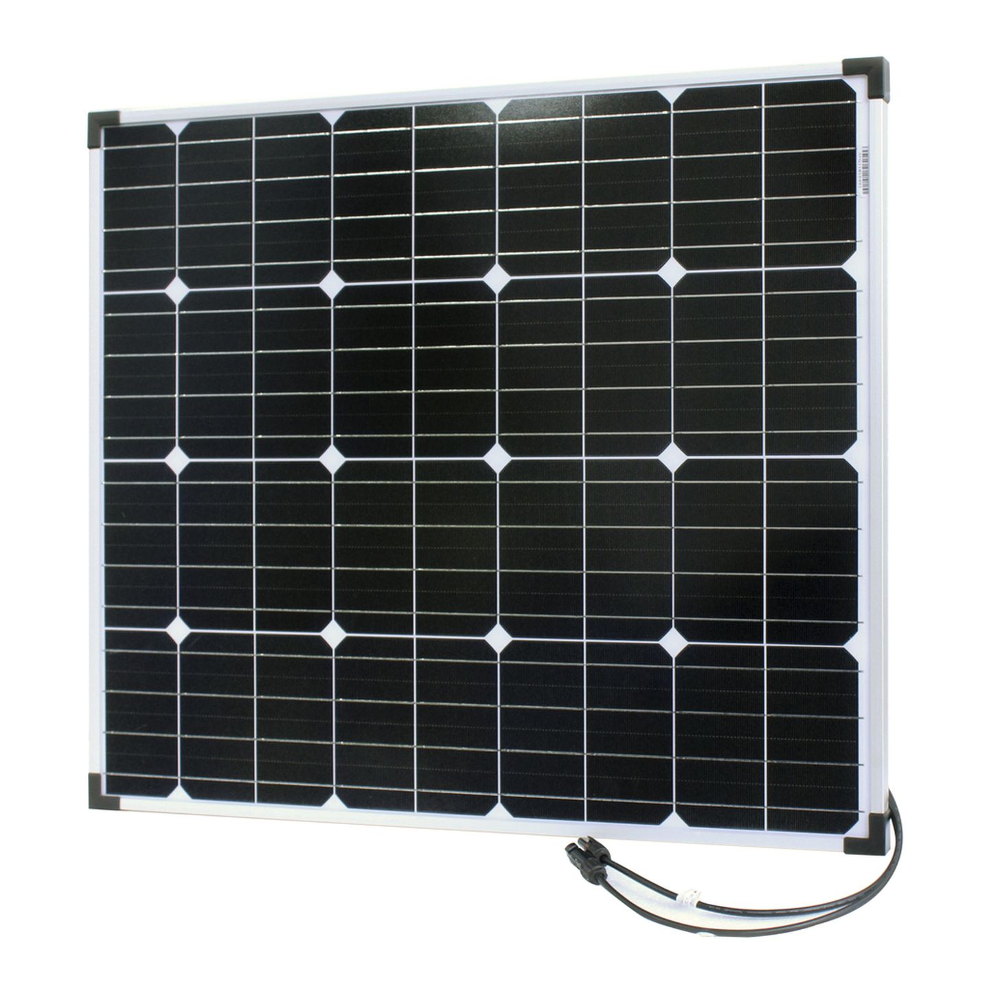 12V 80W Monocrystalline Solar Panel With Lead